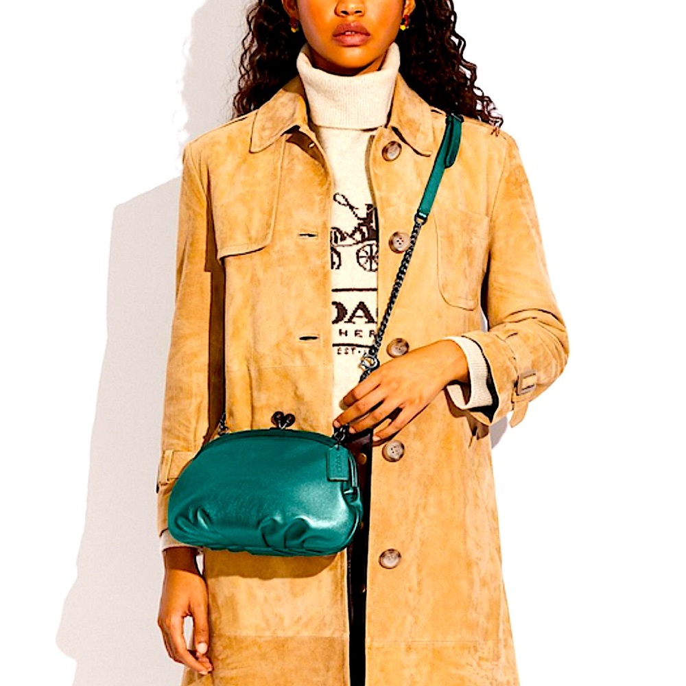 Coach Soft Kisslock Clutch